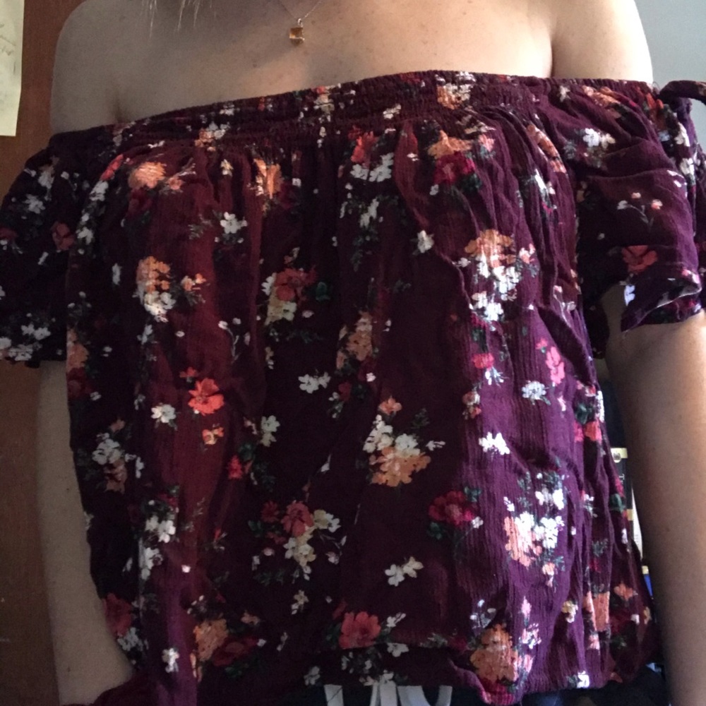 Floral Off the Shoulder Top